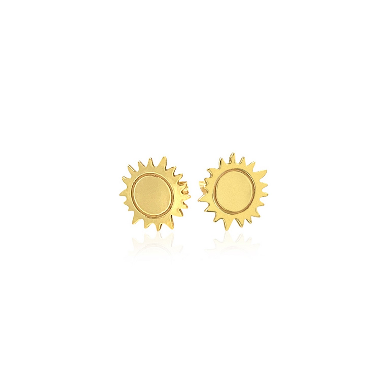 Shop 14K Yellow Gold Sun Earrings | Radiant and Dazzling Jewelry