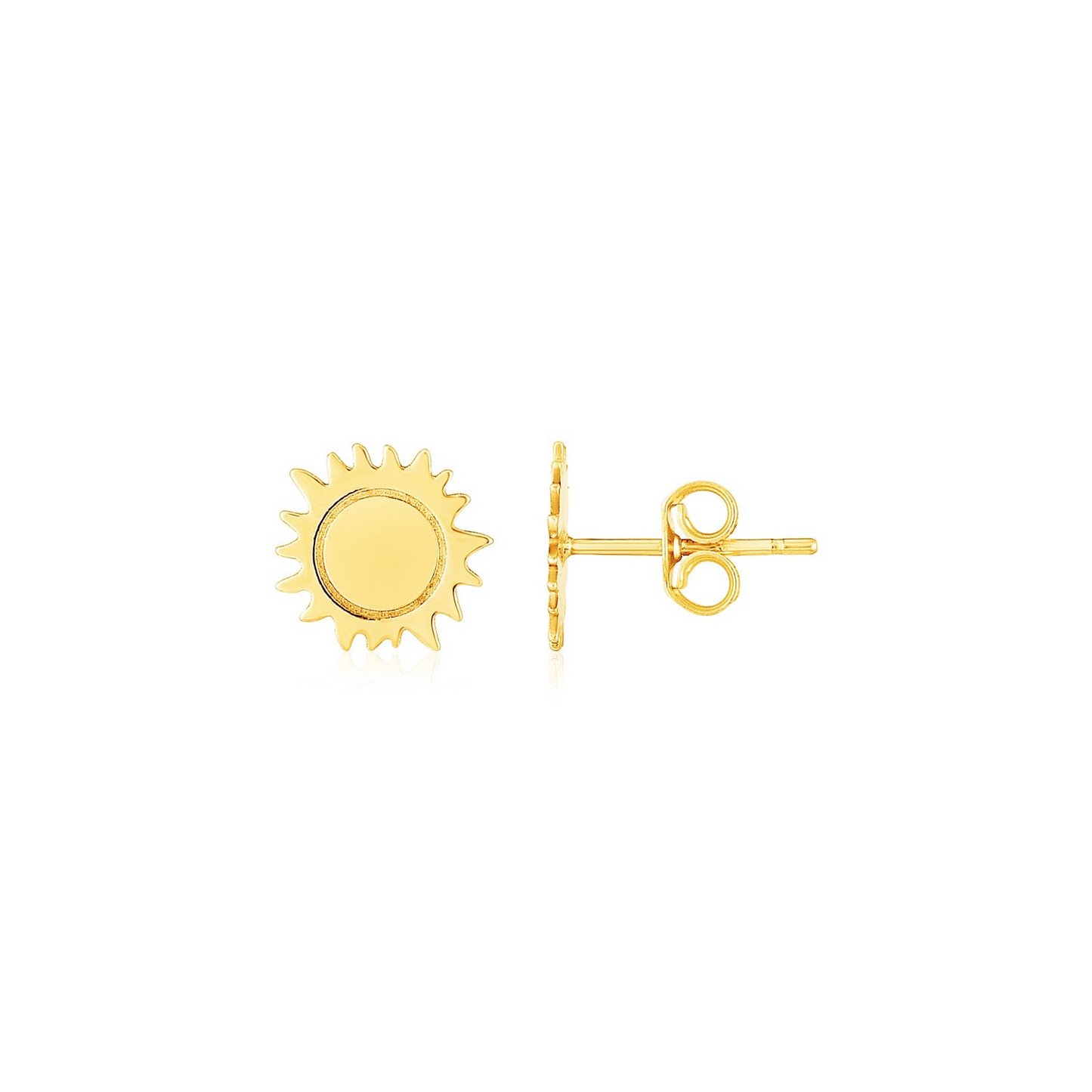 Shop 14K Yellow Gold Sun Earrings | Radiant and Dazzling Jewelry