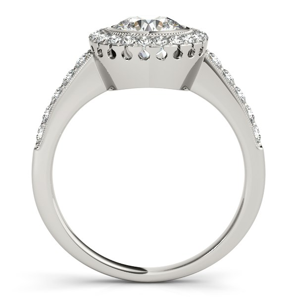 14k White Gold Pave Style Diamond Engagement Ring (1 3/8 cttw) - Exquisite Beauty at an Unbeatable Price