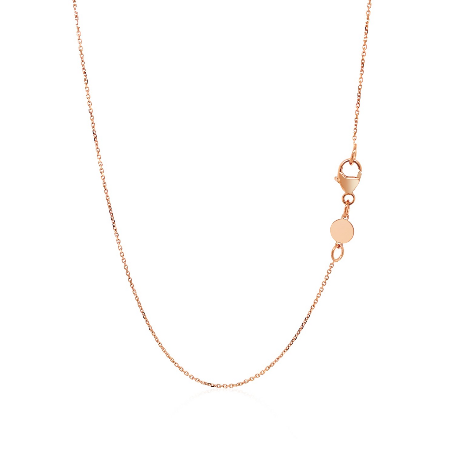 14k Rose Gold Script LOVE Necklace